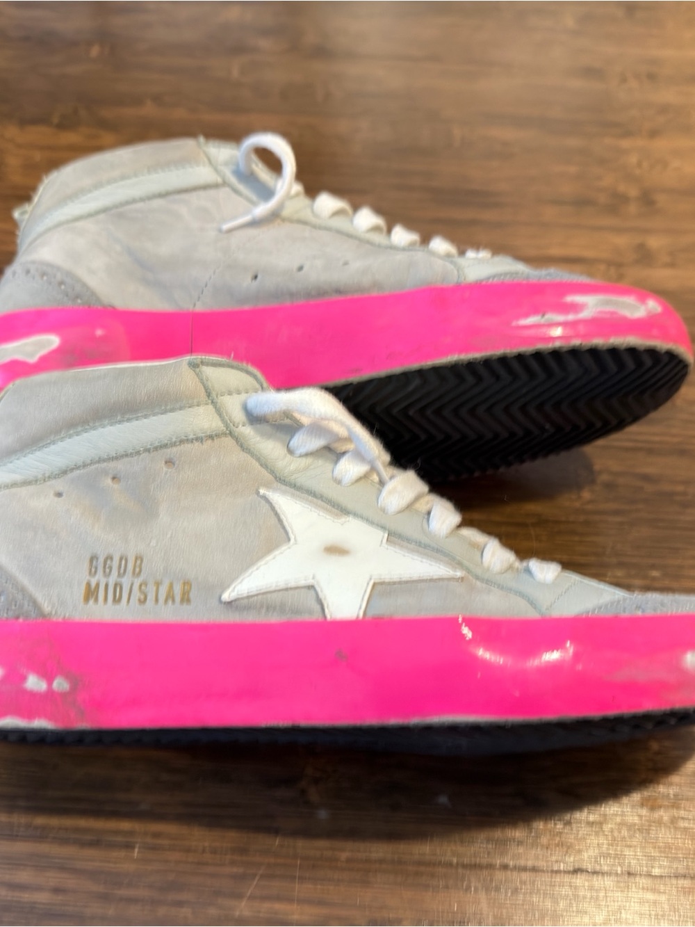 Golden Goose Nubuck Printed Sneakers - Picture 4 of 6